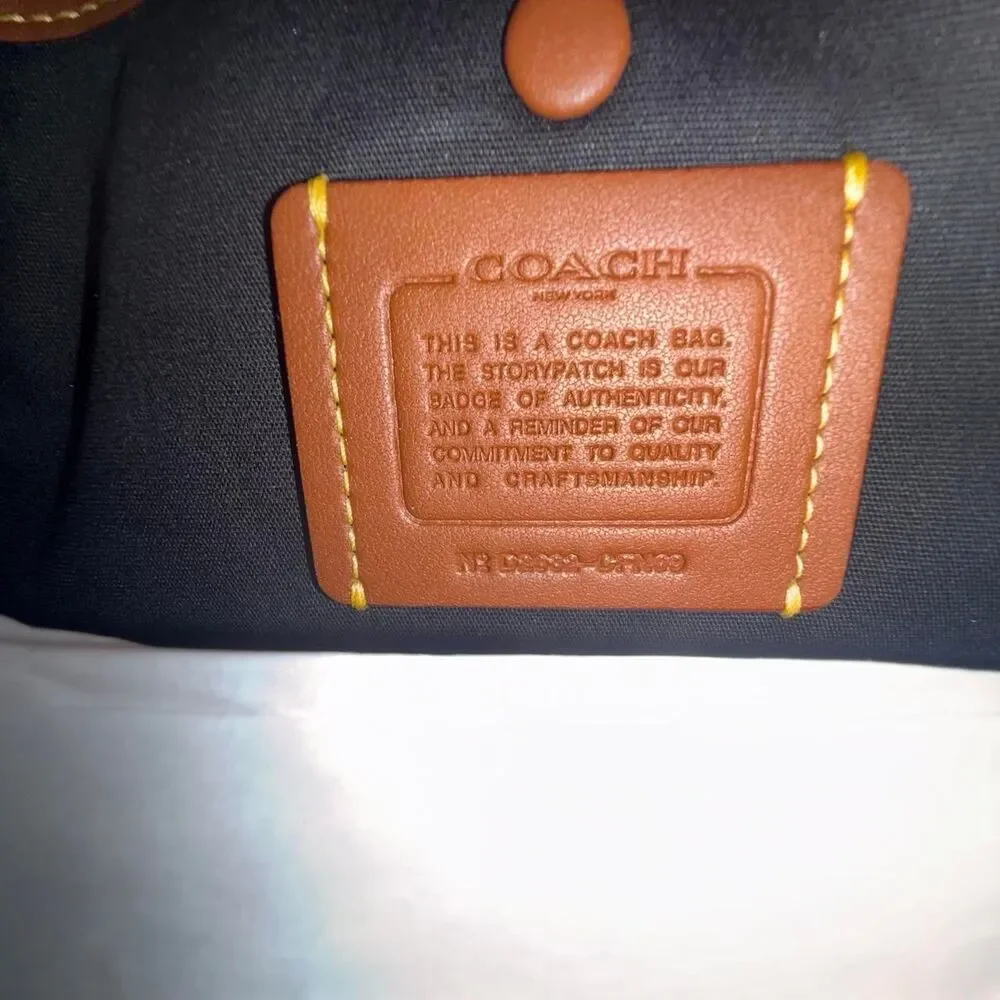 COACH Black Rhyder Satchel Bag 24 NWT
